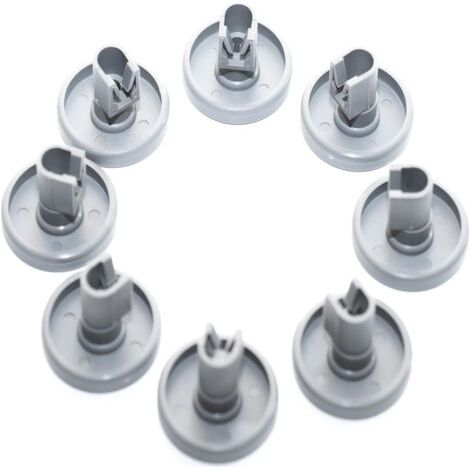 royaluxe-Roulettes universelles Comfort pour lave-vaisselle - Compatibles avec AEG, Electrolux, Privileg, Favorit, Ikea, Zanussi - 8 roulettes pour panier inférieur. (1/5)