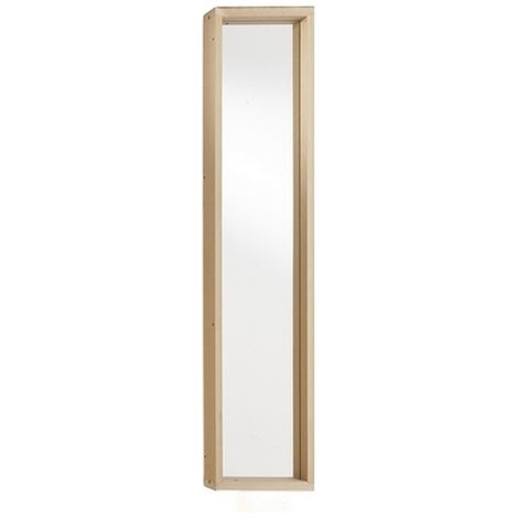 Mottez – Verrière d'atelier MDF personnalisable 30,8x107,2cm – Verre trempé 4mm – Fixation 12 points – Pour délimitation d'espaces lumineux