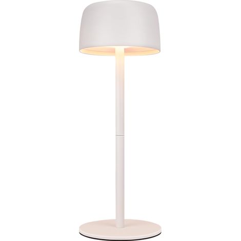 GBLY Lampada da scrivania a LED  2ER - Wireless e ricaricabile tramite USB - Altezza regolabile - 3 temperature di luce (3000K/6000K/4000K) - Dimmer touch - IP44 impermeabile - Per camera da letto