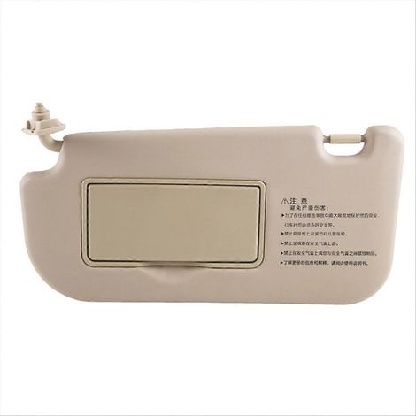 Pare-soleil de voiture avec miroir de courtoisie pour Kia Sportage beige (1/5)