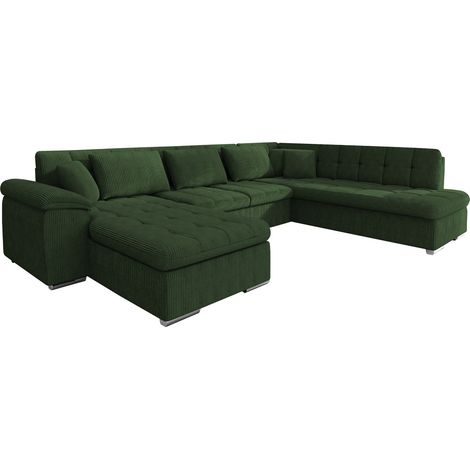 Sofá rinconero Comfivo 114, Izquierda, Función de descanso, Almacenaje, 348x205x76cm, 0 (1/5)