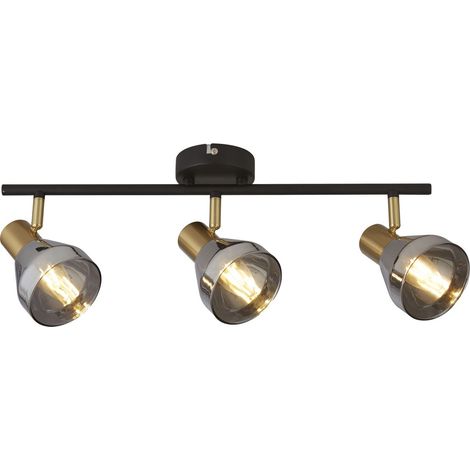 Plafonnier Westminster avec verre fumé 3 lumières - 23801-3SM (1/4)
