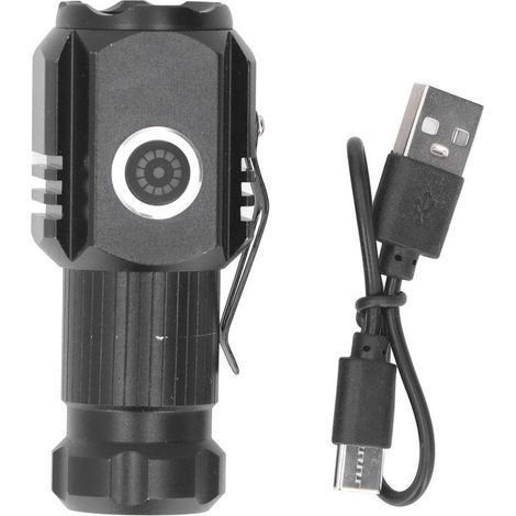 lampe torche LED 5 modes rechargeable par USB ultra (1/5)