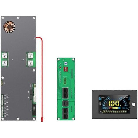 Energiespeicherzubehör für BMS JK-PB1A16S15P Heimwechselrichter + 3,2-Zoll-Li-Ion-Li-PO4-LTO-Akku 8S/16S 24V/48V (1/5)