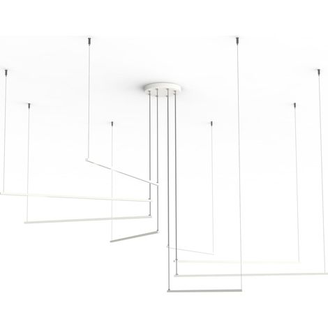 RADIUS LAMPARA DE TECHO 8X MONOCOLOR MATE (1/2)