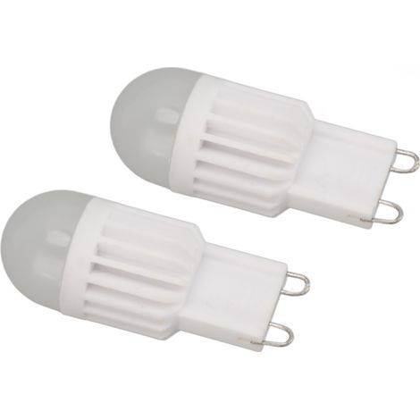 G9 LED-Lampen, dimmbar, 180 Lumen, 14 LEDs, G9-Fassung (zwei Stifte), für Tisch-, Wand- und Kronleuchterbeleuchtung, 220 V, 2 W (1/5)