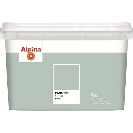 Alpina Wandfarbe Pantone matt ether 2,5 L Wandfarbe (1/3)