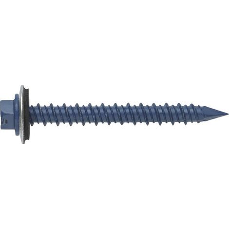 (6,5X125 P16 D.5) TORNILLO PARA HORMIGON, CABEZA HEXAGONAL, ROSCA HI-LO Y PUNTA DIAMANTE, M(100U) - INDEX