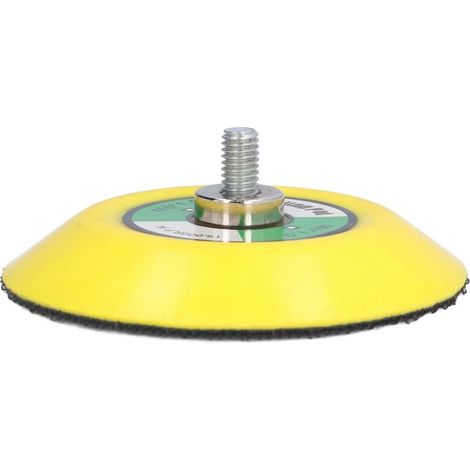 Placa de soporte autoadhesiva para lijadora neumática, pulidora, almohadilla de PU para lijado y pulido, rosca M6x1 de 3 pulgadas, 15.000 RPM -Crezuo