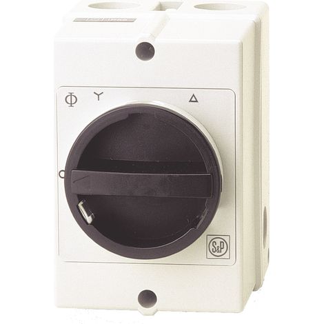 Commutateur étoile / triangle IP67 16 A S&P (UNELVENT) 703808
