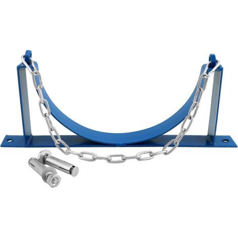 QORVA-Lot de 1 supports muraux en acier pour bouteille de gaz avec vis et chaîne de sécurité