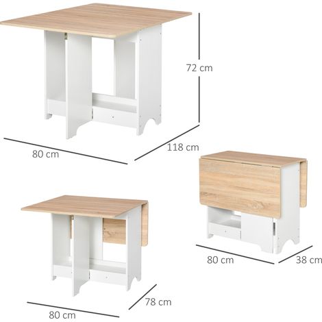 table pliante avec étagère, table basse pliante (1/5)