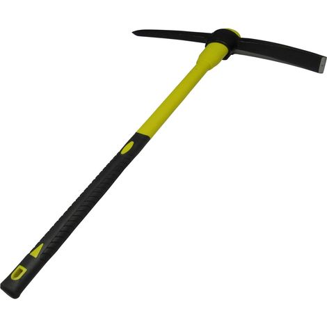 Heavy Duty Mattock Pick Axe with Fibreglass Handle 7LBS ( Shock Absorbing)