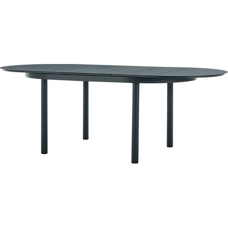 Tavolo da pranzo da giardino allungabile in alluminio L.170/240 cm Antracite LOTTYS di MYLIA