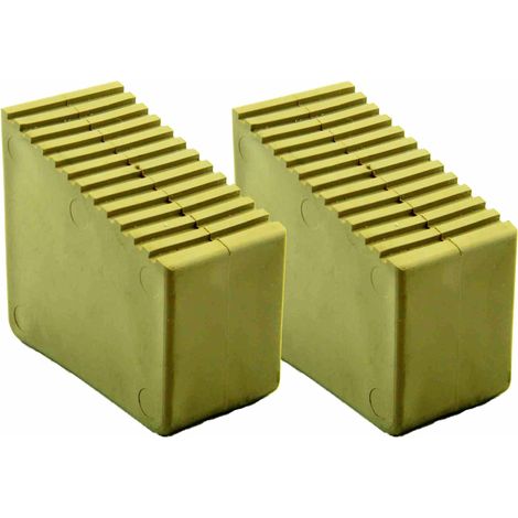 HALBAU Gummifüße für Holzstehleitern 9-12 Sprossen Groß HB41 - 2 St. (1/5)