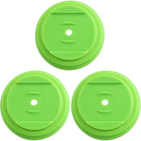 Lot de Bases de Lame de Tondeuse en Plastique pour Outils de Pelouse électriques sans Fil Coupe-Bordures de Jardin 64x20mm Vert (1/5)
