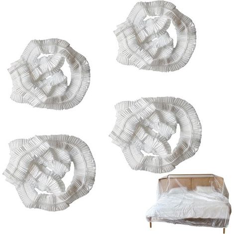 Kunststoff-Sofahülle Möbelhülle Kunststoff-Möbelhüllen Sofabezug Kunststoffhüllen für Möbel für Renovierung und Umzug für Möbel Sofa Klimaanlage 4 (1/5)