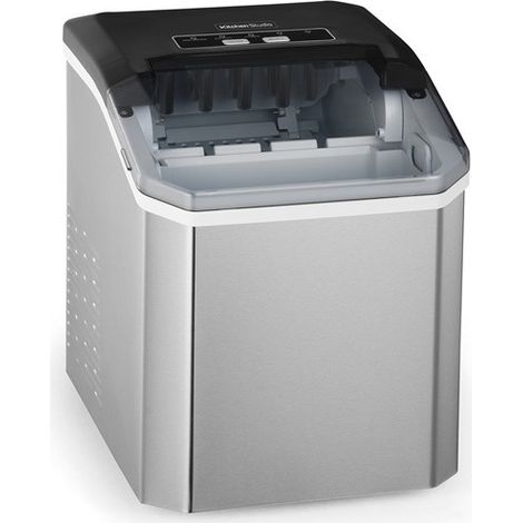 Máquina de hielo kitchen-chef ksice9ss 100 W 10-12 kg/día (1/2)