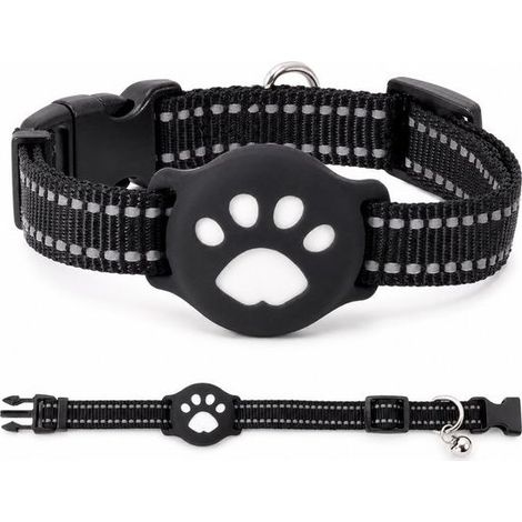 Traceur GPS pour chats. Sans abonnement. Système de suivi pour chats avec collier (28-39 cm). Étanche IP68. Compatible avec « Localiser » d'Apple et autres appareils Android. (1/5)
