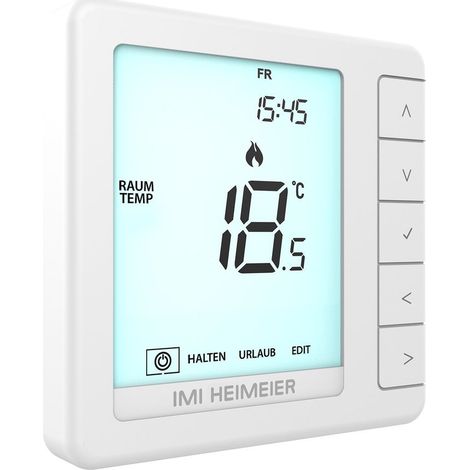 IMI Heimeier Raumthermostat HM-PRT, 230V programmierbar, Weiß (1/3)