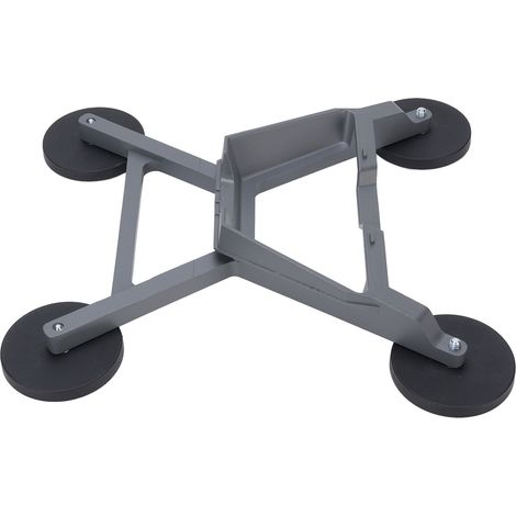 Support à ventouse Satellite rectangulaire, Angle réglable, toit ouvrant de voiture RV pour Mini réception de Signal, alliage d'aluminium gris (1/5)