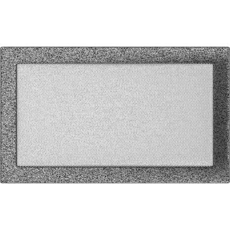 Lüftungsgitter 22x37 schwarz und silber (1/3)