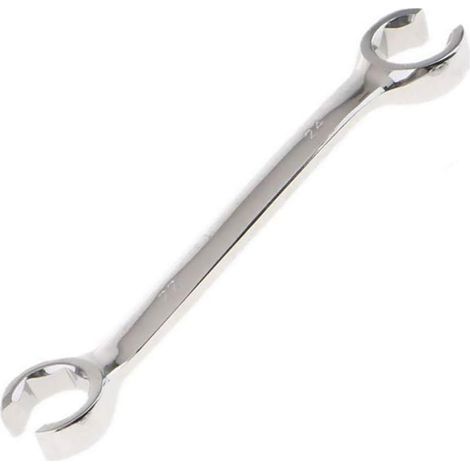 Tool Clé à pipe de frein 14 x 17 mm - Clé polygonale ouverte - Double extrémité - Écrou évasé - Pour les espaces difficiles à atteindre et confinés (1/4)
