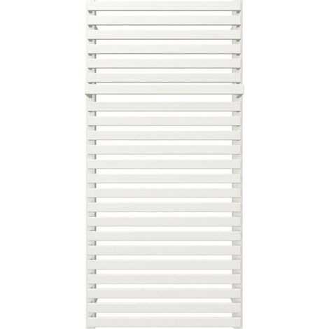 Scaldasalviette ad acqua calda nero 1590mm di altezza e 600mm di larghezza -  Watt - CIT1590/600SXB