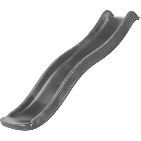 Axi Sky175 Toboggan À Eau En Gris - 175 Cm  Élément Complémentaire Pour Aire De Jeux / Maison De Jeu Enfant  Toboggan Pour Hauteur De Estrade 90 Cm
