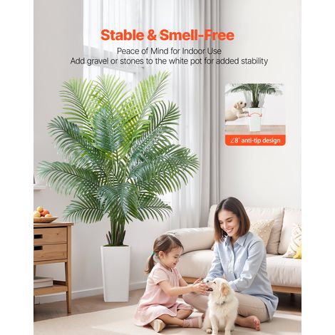 Palmier Artificiel Areca - 1 - 8 m Plante Artificielle Tropicale (1/5)