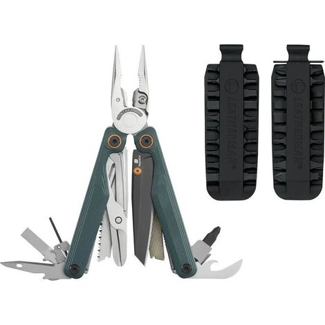 Herramienta multiusos Leatherman Wave Alpha + kit de puntas gratuito Cascadia (1/4)