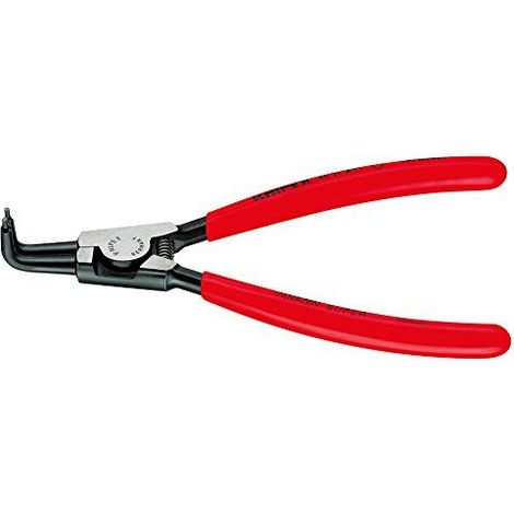 Knipex Pince pour circlips pour circlips exterieurs d'arbre noire atramentisee, gainees en plastique 200 mm 46 21 A31