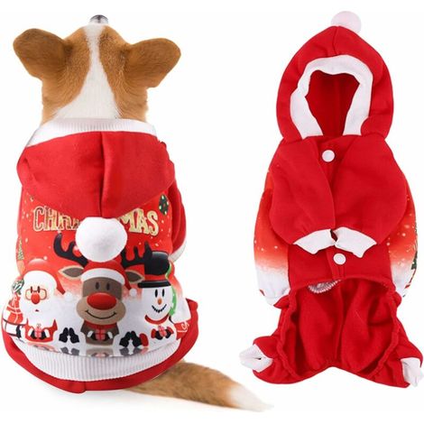 Vêtements pour Chien de Noël,Vêtements pour Animaux de Compagnie de Noël,Déguisements de Noël pour Animaux de Compagnie (M) (1/5)
