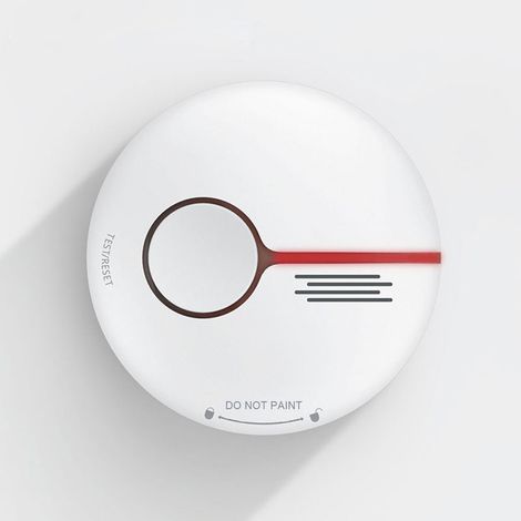 Intelligenter Rauchmelder mit WLAN-Verbindung – Drahtloser intelligenter Feuermelder mit Tuya-App, Smart-Home-Steuerung für Küche/Geschäft/Hotel/Fabrik (1/5)