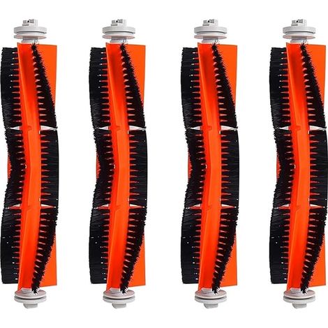 Hauptbürste für Xiaomi Mijia 1C 1T 2C Saugroboter STYTJ05ZHM – Kompatibel mit Dreame D9 L10 Pro F9 – 4er-Pack Ersatzteile (1/4)
