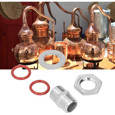 Kit de cloison de fermentation, ustensiles de brassage de bière en acier inoxydable, accessoires de brassage (1/5)
