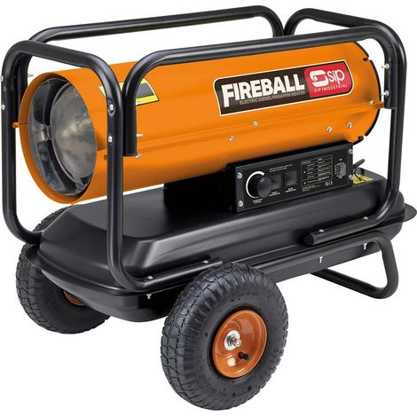 SIP FIREBALL XD100 Diesel/Paraffin Space Heater - L80.5 x W46 x H59 cm