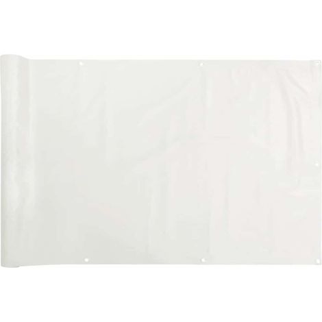 Écran d'intimité de balcon，Brise-vue，Paravents de balcon blanc 800x120 cm PVC CFW310778 (1/5)