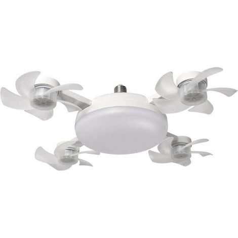 Ventilatore da soffitto a LED con telecomando, ventilatore da soffitto a LED dimmerabile (quattro teste) (1/3)