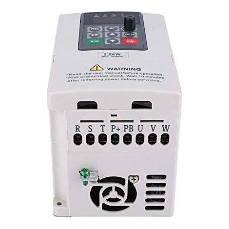 Pair - Variateur de fréquence VFD 380V 2.2KW – Contrôle de vitesse triphasé – Couple élevé – Protection contre surintensités et surtensions (1/5)