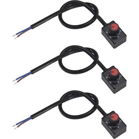 Gradateur LED PWM Passif Bouton DC 0-10V pour Variateur d'Intensité Lumineuse 3 Pièces (1/4)