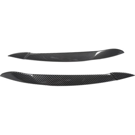 1 paire de paupières de phares avant gauche et droite, résistantes à la décoloration, style fibre de carbone, pour BMW X5 E70 (2008-2013). (1/5)