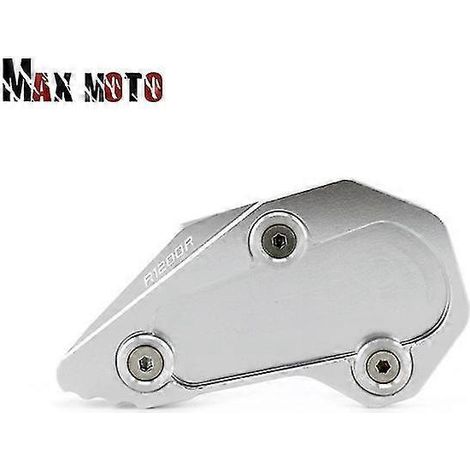 Seitenständer-Verlängerungsplatte für BMW R1200r R1200 R RS 2015 2016 2017 2018 – Silber