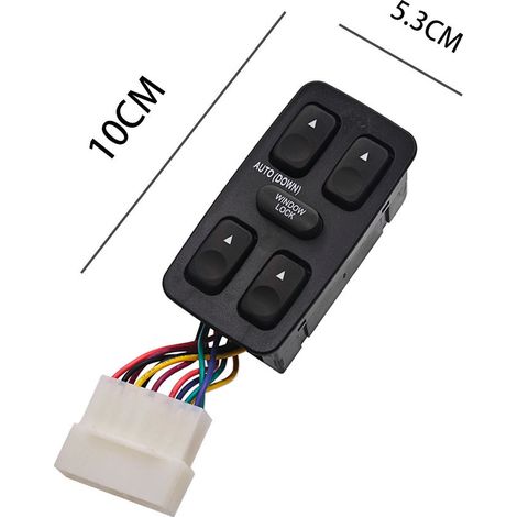 93570-28001 is applicable to the push-button switch of the power window regulator on the left front door of Hyundai automobiles. (1/4)