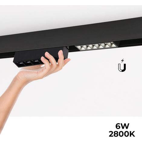 LED-Schienenleuchte für Magnetschiene 48V - 6W - UGR 16 -
