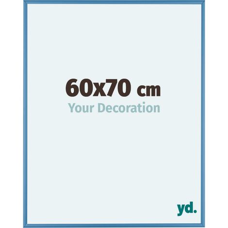 yd. - Cadre photo 60x70 - Bleu Acier - Aluminium - Kent (1/5)