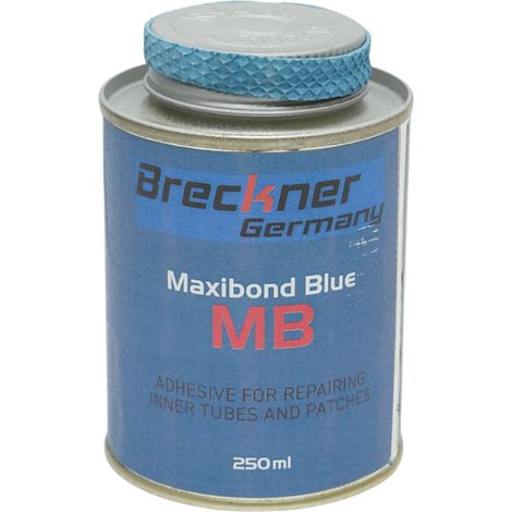 Adesivo blu per vulcanizzazione a freddo di toppe per pneumatici radiali e diagonali Maxibond Blue MB 250ml Breckner Germany