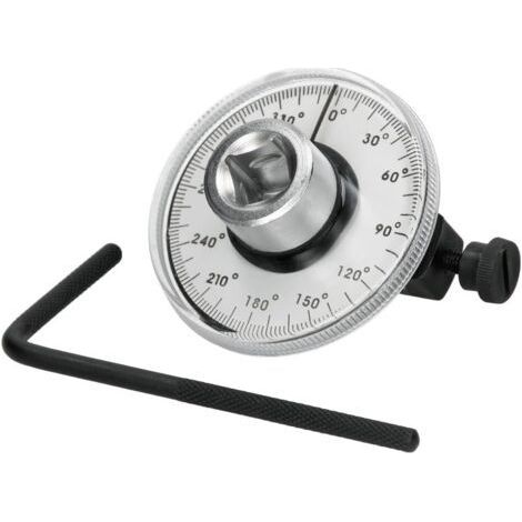 Angle Torque Wrench Goniometer 1/2 Inch Drive Torque Indicator Rotation Angle Gauge Car Garage Tool Adjustable Auto Measuring (1/5)