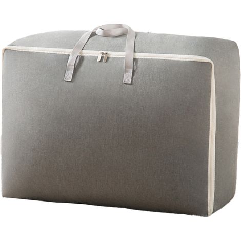 Sac De Rangement Pour Literie - 120 X 70 Cm - Matériau Anti-Humidité - Fermeture Éclair Latérale - Idéal Pour Voyage Déménagement Et Stockage Sous Lit - 1 Pièce (1/5)