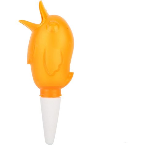 Arrosoir Automatique Oiseau Design Décoration Plastique Céramique 60ml Orange Système Auto-Arrosage Goutte à Goutte (1/5)